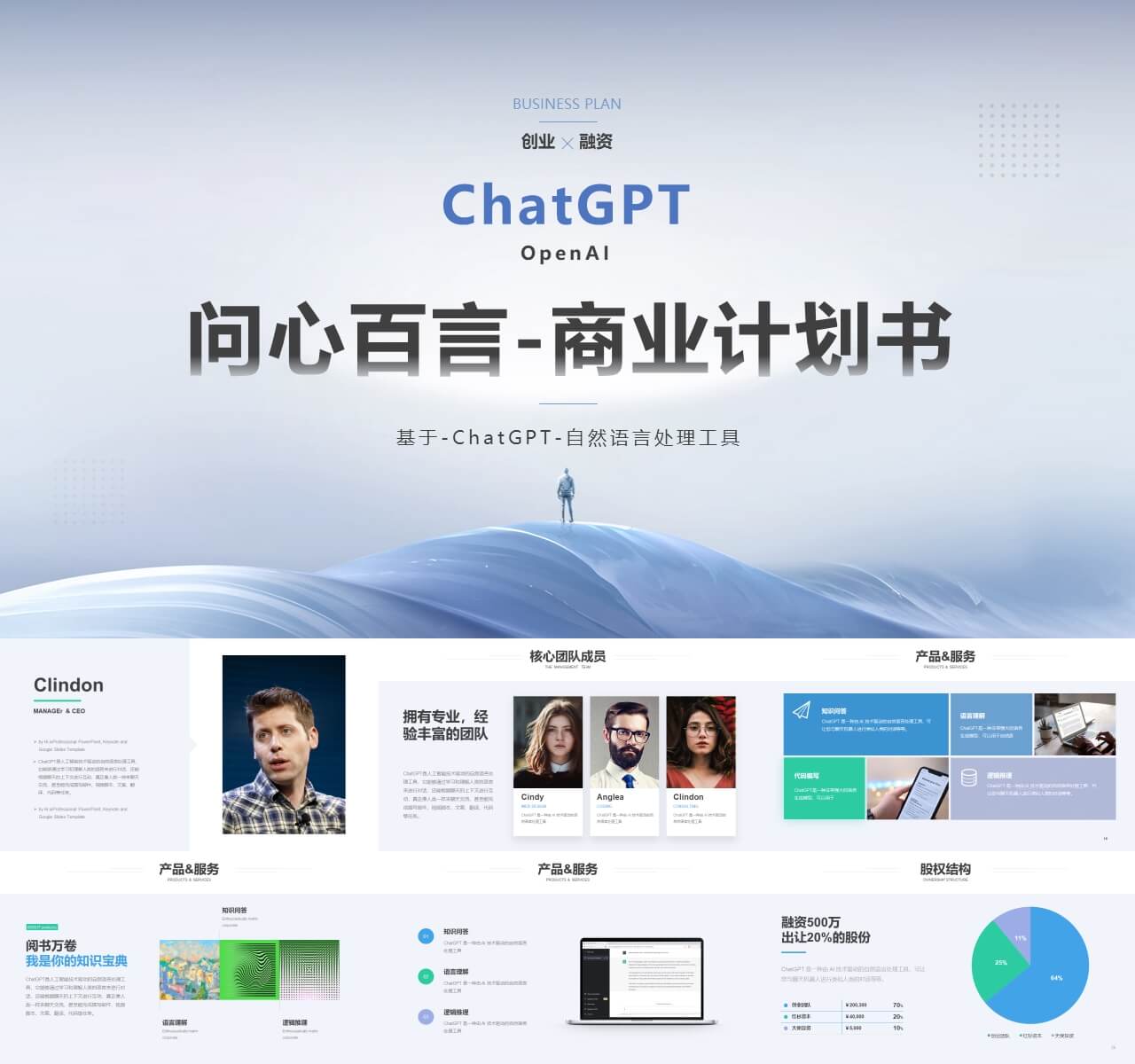 ChatGPT商业计划书bp模板
