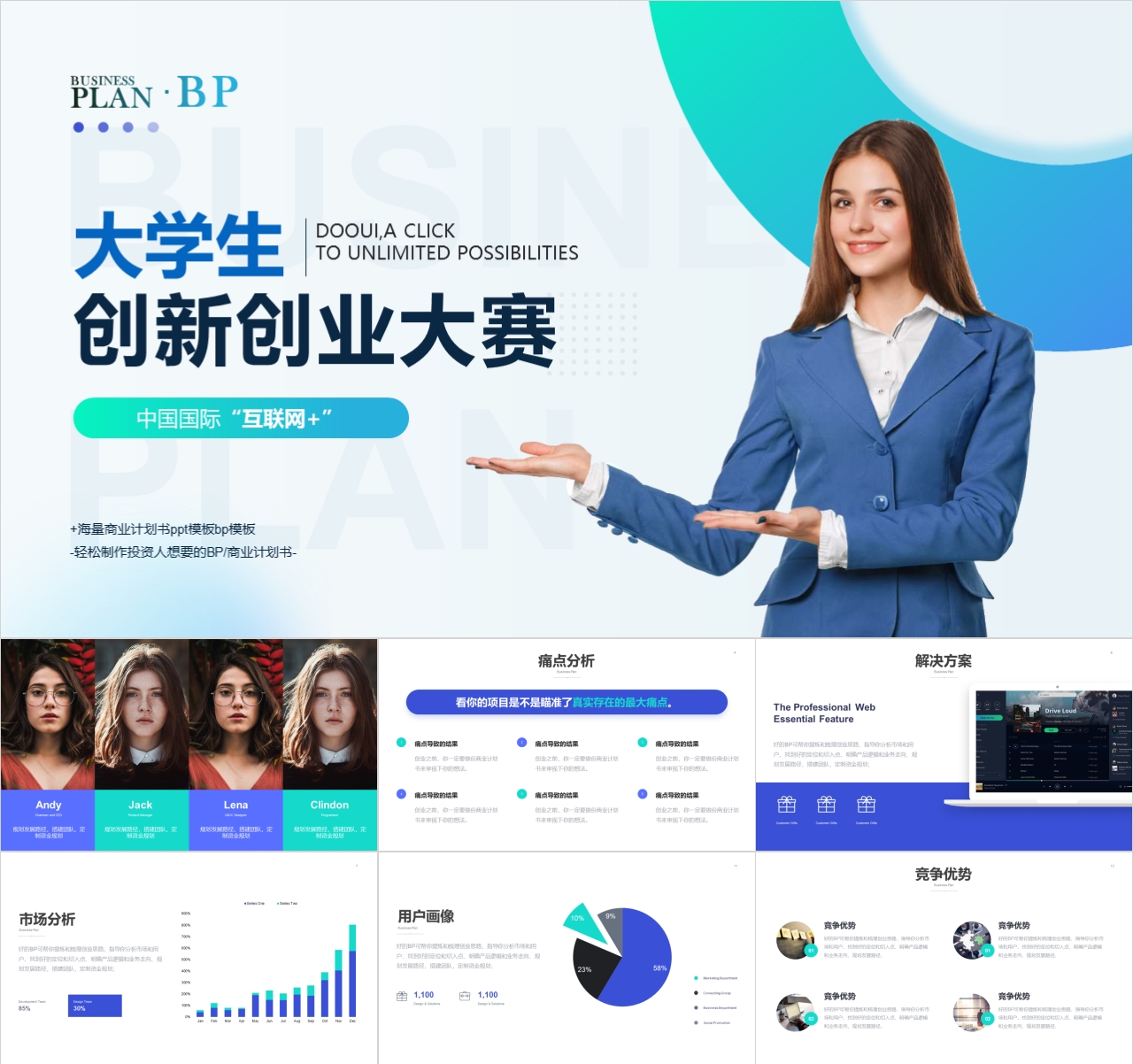 创业计划书PPT模板